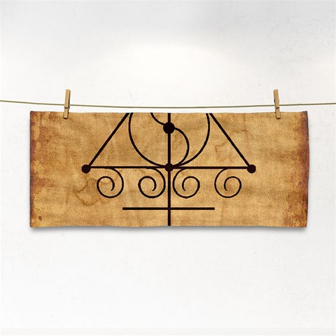 Only Good Shall Enter This House Hand Towel from ArtsNow.com Front