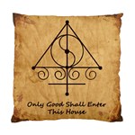 Only Good Shall Enter This House Standard Cushion Case (Two Sides)