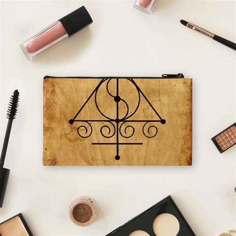 Only Good Shall Enter This House Cosmetic Bag (Small) from ArtsNow.com Back