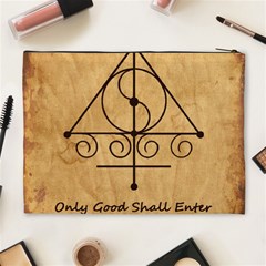 Only Good Shall Enter This House Cosmetic Bag (XL) from ArtsNow.com Back