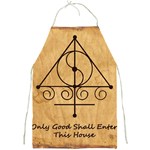 Only Good Shall Enter This House Full Print Apron