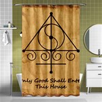 Only Good Shall Enter This House Shower Curtain 48  x 72  (Small) 