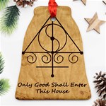 Only Good Shall Enter This House Ornament (Bell)
