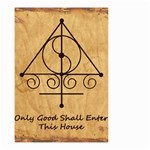 Only Good Shall Enter This House Small Garden Flag (Two Sides)