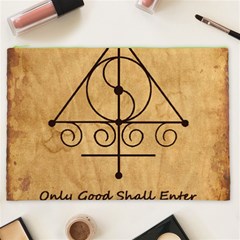 Only Good Shall Enter This House Cosmetic Bag (XXL) from ArtsNow.com Front