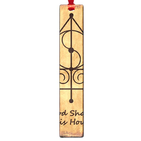 Only Good Shall Enter This House Large Book Marks from ArtsNow.com Front