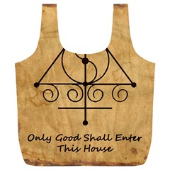 Only Good Shall Enter This House Full Print Recycle Bag (XL) from ArtsNow.com Back