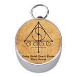 Only Good Shall Enter This House Mini Silver Compasses