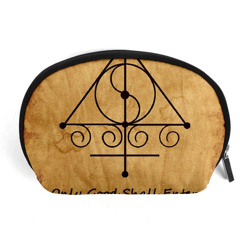 Only Good Shall Enter This House Accessory Pouch (Large) from ArtsNow.com Front