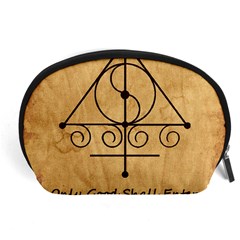 Only Good Shall Enter This House Accessory Pouch (Large) from ArtsNow.com Front
