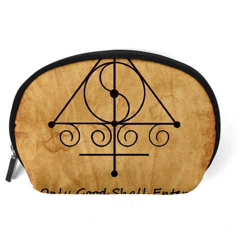 Only Good Shall Enter This House Accessory Pouch (Large) from ArtsNow.com Back