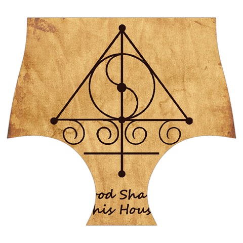Only Good Shall Enter This House Skater Dress Swimsuit from ArtsNow.com Bottom Front