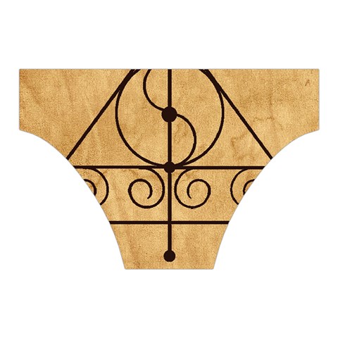 Only Good Shall Enter This House Halter Dress Swimsuit  from ArtsNow.com Bottom Back