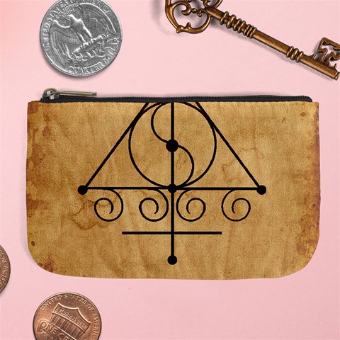 Only Good Shall Enter This House Large Coin Purse from ArtsNow.com Front