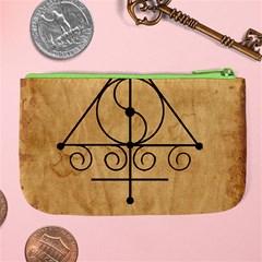 Only Good Shall Enter This House Large Coin Purse from ArtsNow.com Back