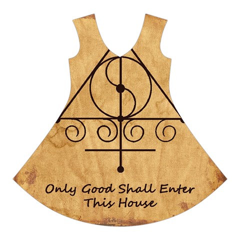 Only Good Shall Enter This House Short Sleeve V Front