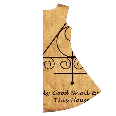 Only Good Shall Enter This House Short Sleeve V Back Right