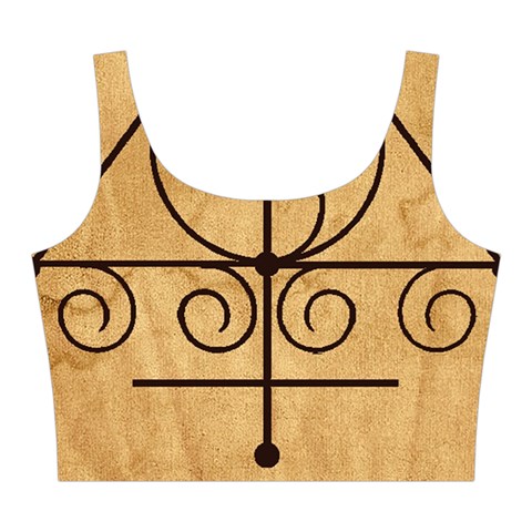 Only Good Shall Enter This House Midi Sleeveless Dress from ArtsNow.com Top Back