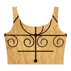 Only Good Shall Enter This House Midi Sleeveless Dress from ArtsNow.com Top Back