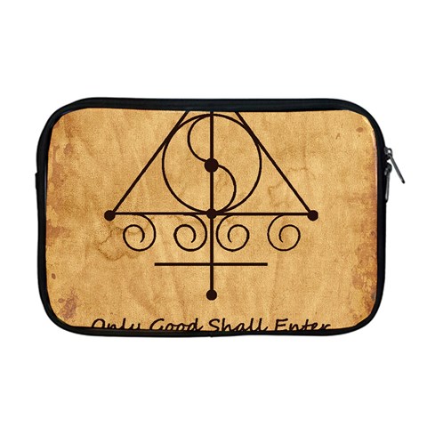 Only Good Shall Enter This House Apple MacBook Pro 17  Zipper Case from ArtsNow.com Front