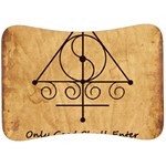 Only Good Shall Enter This House Velour Seat Head Rest Cushion
