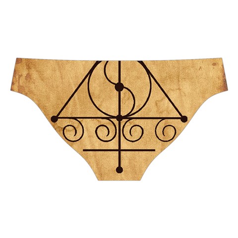 Only Good Shall Enter This House Cross Back Hipster Bikini Set from ArtsNow.com Back Under