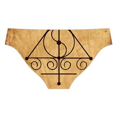 Only Good Shall Enter This House Cross Back Hipster Bikini Set from ArtsNow.com Back Under