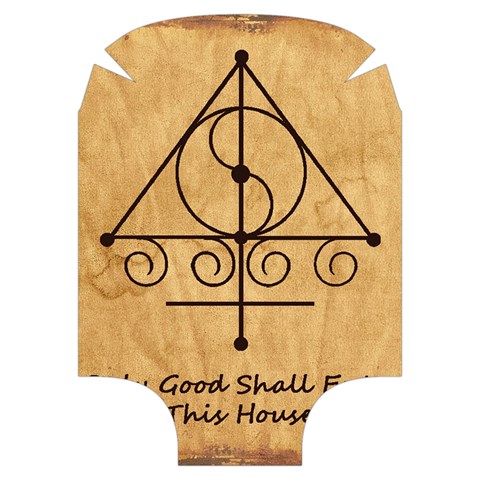 Only Good Shall Enter This House Luggage Cover (Medium) from ArtsNow.com Front