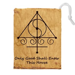 Only Good Shall Enter This House Drawstring Pouch (5XL) from ArtsNow.com Front