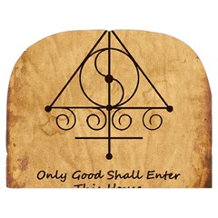 Only Good Shall Enter This House Make Up Case (Medium) from ArtsNow.com Back