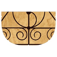 Only Good Shall Enter This House Make Up Case (Medium) from ArtsNow.com Side Left