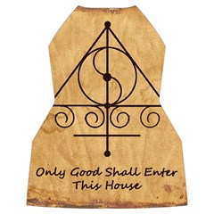 Only Good Shall Enter This House Women s Long Sleeve Raglan Tee from ArtsNow.com Back