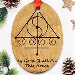 Only Good Shall Enter This House Ornament (Oval)