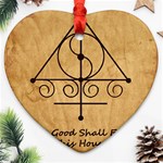 Only Good Shall Enter This House Ornament (Heart)