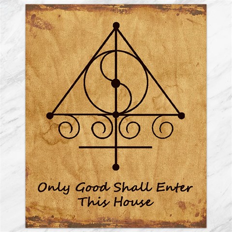 Only Good Shall Enter This House Canvas 16  x 20  from ArtsNow.com 15.75 x19.29  Canvas - 1
