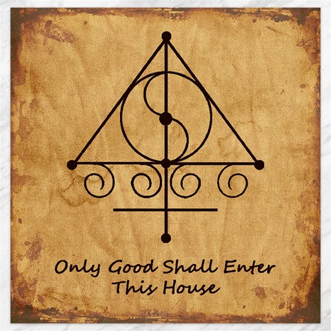 Only Good Shall Enter This House Canvas 20  x 20  from ArtsNow.com 19 x19.27  Canvas - 1