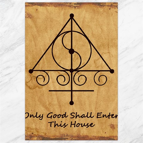 Only Good Shall Enter This House Canvas 24  x 36  from ArtsNow.com 23.35 x34.74  Canvas - 1