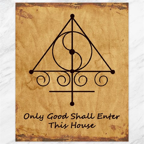 Only Good Shall Enter This House Canvas 11  x 14  from ArtsNow.com 10.95 x13.48  Canvas - 1