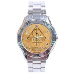 Only Good Shall Enter This House Stainless Steel Analogue Watch