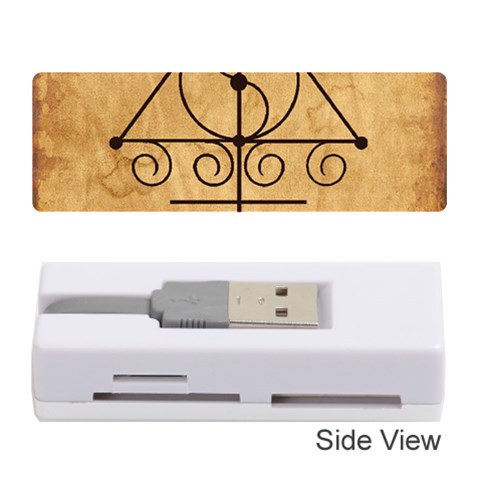 Only Good Shall Enter This House Memory Card Reader (Stick) from ArtsNow.com Front