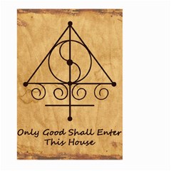 Only Good Shall Enter This House Large Garden Flag (Two Sides) from ArtsNow.com Front