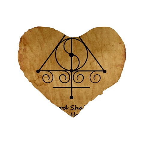 Only Good Shall Enter This House Standard 16  Premium Heart Shape Cushions from ArtsNow.com Front