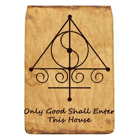 Only Good Shall Enter This House Removable Flap Cover (L) from ArtsNow.com Front