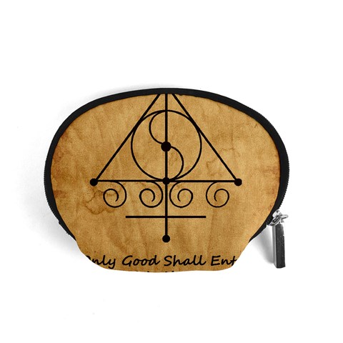 Only Good Shall Enter This House Accessory Pouch (Small) from ArtsNow.com Front