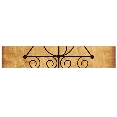 Only Good Shall Enter This House Large Flano Scarf  from ArtsNow.com Back