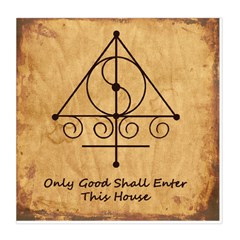 Only Good Shall Enter This House Duvet Cover Double Side (Queen Size) from ArtsNow.com Front