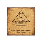 Only Good Shall Enter This House Satin Bandana Scarf