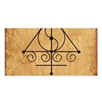 Only Good Shall Enter This House Satin Shawl