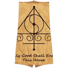Only Good Shall Enter This House Boyleg Halter Swimsuit  from ArtsNow.com Front Body
