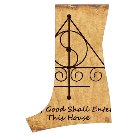 Only Good Shall Enter This House Boyleg Halter Swimsuit  from ArtsNow.com Back Left